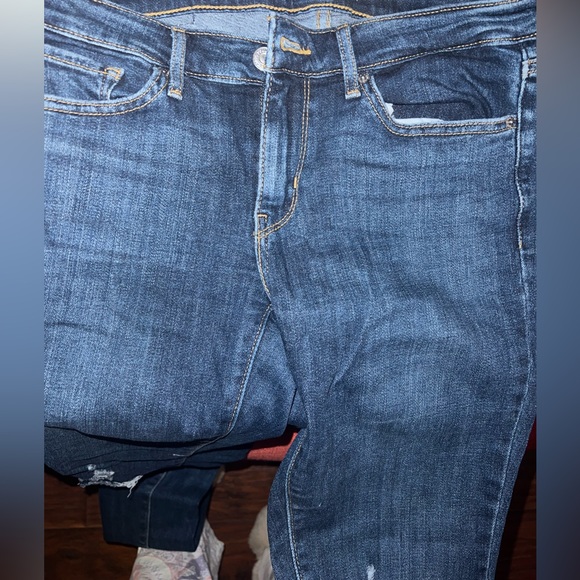 levi’s distressed skinny jeans - size 28 - Picture 2 of 2
